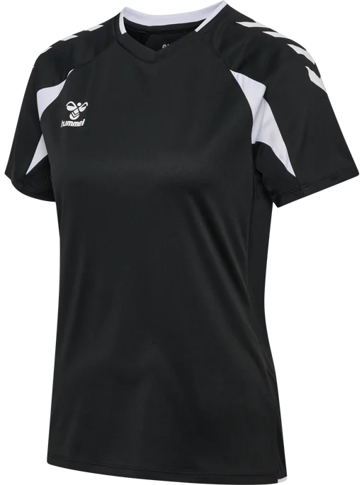 hmlCORE 2.0 JERSEY S/S WOMAN - BLACK/WHITE