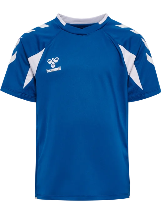 hmlCORE 2.0 JERSEY S/S KIDS - TRUE BLUE/WHITE