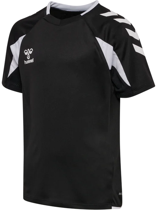 hmlCORE 2.0 JERSEY S/S KIDS - BLACK/WHITE