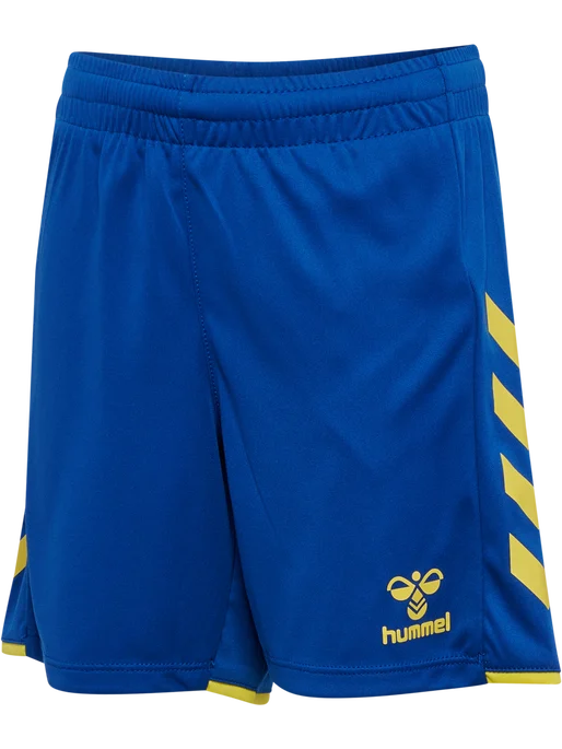 hmlCORE 2.0 SHORTS KIDS - TRUE BLUE/BLAZING YELLOW