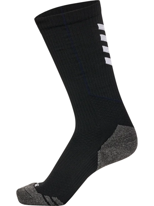 hmlPRO TRAINING SOCKS HIGH - BLACK/WHITE