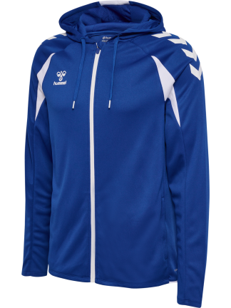 hmlCORE 2.0 ZIP HOODIE - TRUE BLUE/WHITE