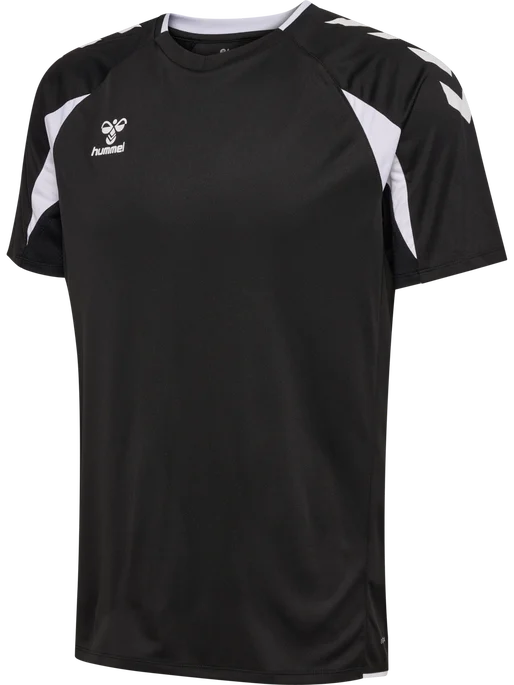 hmlCORE 2.0 JERSEY S/S - BLACK/WHITE