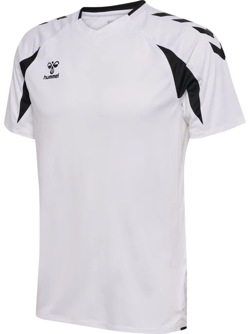 hmlCORE 2.0 JERSEY S/S - WHITE/BLACK