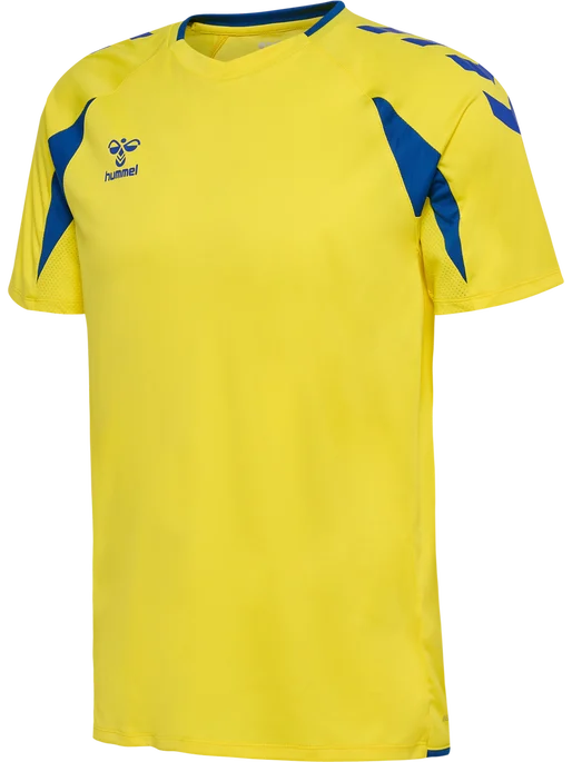 hmlCORE 2.0 JERSEY S/S - BLAZING YELLOW/TRUE BLUE