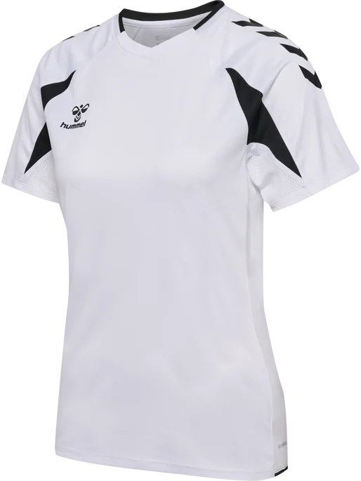 hmlCORE 2.0 JERSEY S/S WOMAN - WHITE/BLACK